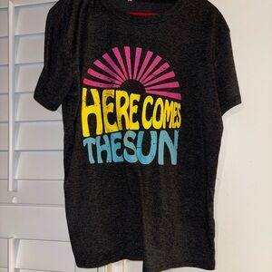 Graphic T-Shirt - Black with Colorful Print